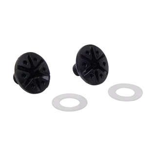 Fox Helmklep Schroeven V1 - Zwart - Set