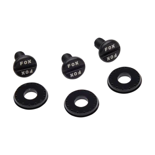Fox Helmklep Schroeven V3 RS - Zwart - Set