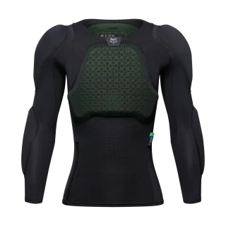 Fox Kinder Beschermingsshirt Lang Baseframe Pro - Zwart