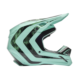 Fox Kinder Crosshelm V1 Kairos - Turquoise