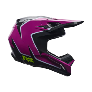 Fox Kinder Crosshelm V1 Raid - Paars / Lava
