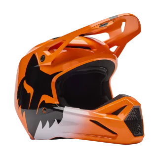 Fox Kinder Crosshelm V1 Shield - Fluo Oranje