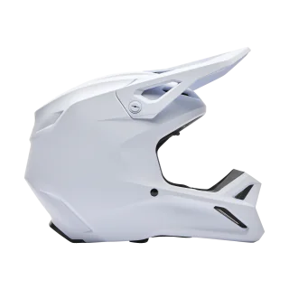 Fox Kinder Crosshelm V1 Solid - Mat Wit