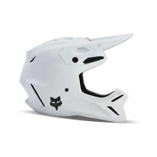 Fox Kinder Crosshelm V3 Solid - Mat Wit