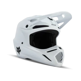 Fox Kinder Crosshelm V3 Solid - Mat Wit