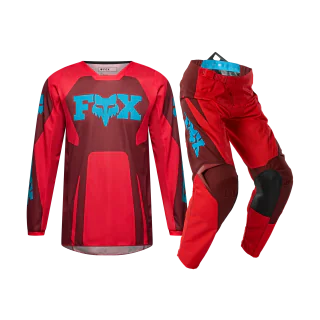 Fox Kinder Crosskleding 2027 180 Raid - Rust Rood