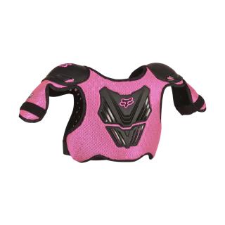 Fox Mini Bodyprotector PeeWee Titan - Zwart / Roze