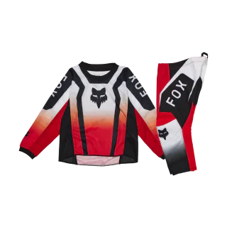 Fox Mini Crosskleding 180 Lean - Fluo Rood