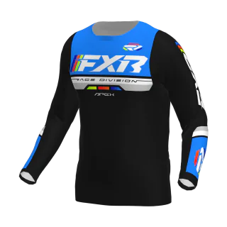 FXR Cross Shirt 2026 Apex - Blauw