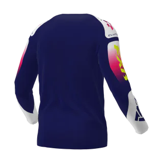 FXR Cross Shirt 2026 Clutch - Navy / Razz / Wit