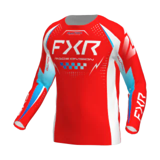 FXR Cross Shirt 2026 Clutch Pro - Rood / Blauw / Wit