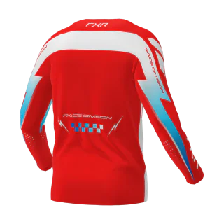 FXR Cross Shirt 2026 Clutch Pro - Rood / Blauw / Wit