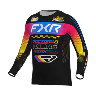FXR Crosskleding 2026 Podium Gladiator - Zwart / Blauw / Razz