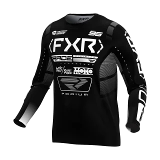 FXR Crosskleding Podium - Zwart / Wit