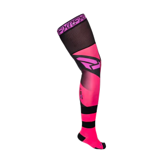 FXR Cross Sokken Lang Kniebrace - Razz / Roze