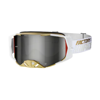 FXR Crossbril Factory Ride - Crisp - Smoke / Zilver Lens