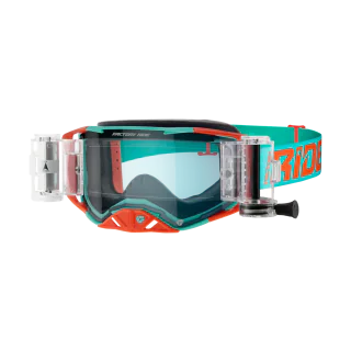 FXR Crossbril Roll-Off Factory Ride - Pepper-Mint - Clear Lens