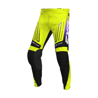 FXR Crossbroek 2026 Clutch - HiVis / Zwart / Paars