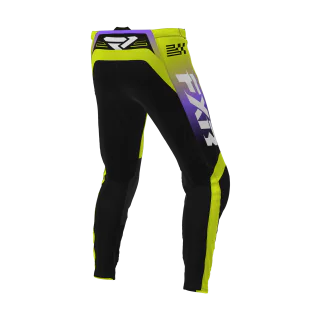 FXR Crossbroek 2026 Clutch - HiVis / Zwart / Paars
