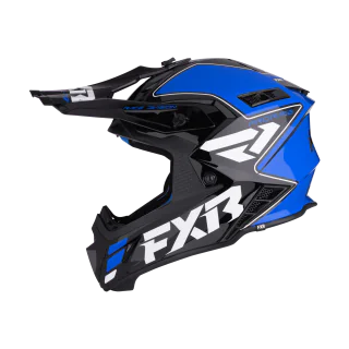 FXR Crosshelm Helium Race Div - Blauw / Wit