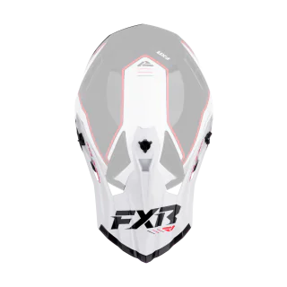 FXR Helmklep Helium Race Div - Rood / Wit