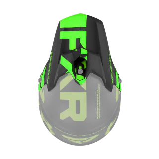 FXR Helmklep Torque Team - Zwart / Lime