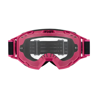 FXR Kinder Crossbril Maverick Prime - Razzle - Clear Lens