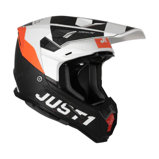 Just1 Crosshelm J22C Adrenaline - Oranje / Wit / Carbon