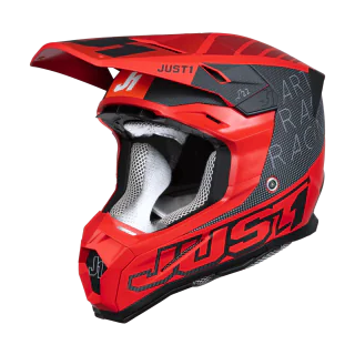 Just1 Crosshelm J22F Dynamo - Rood / Zwart