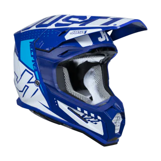 Just1 Crosshelm J22F Falcon - Blauw / Wit