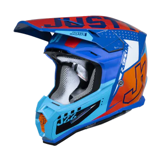 Just1 Crosshelm J22F Falcon - Oranje / Blauw