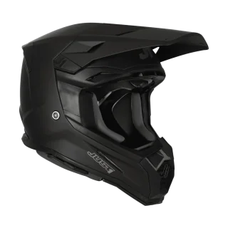 Just1 Crosshelm J22F Solid - Zwart