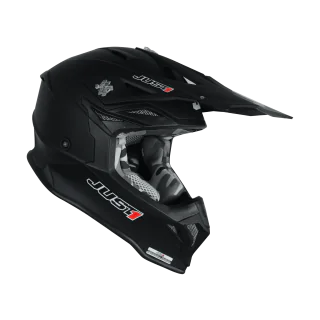 Just1 Crosshelm J39 Solid - Zwart
