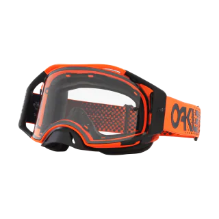 Oakley Crossbril Airbrake MX Moto Orange B1B - Clear Lens