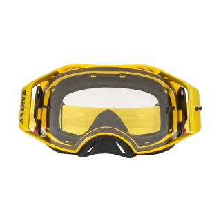Oakley Crossbril Airbrake MX Moto Yellow - Clear Lens