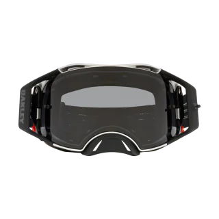 Oakley Crossbril Airbrake MX Tuff Blocks Black Gunmetal - Donker Grijs Lens