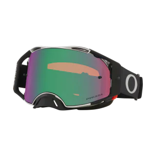Oakley Crossbril Airbrake MX Tuff Blocks Black Gunmetal - Prizm Jade Iridium Lens