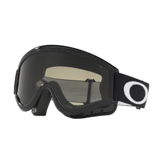 Oakley Crossbril L-Frame Jet Black - Donker Grijs Lens