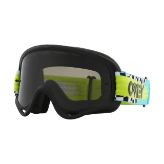 Oakley Crossbril O-frame Teal Checks - Donker Grijs Lens