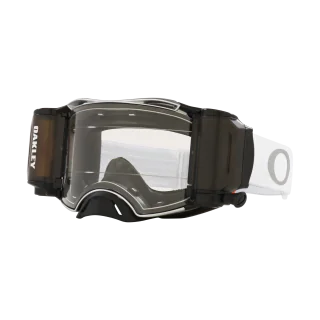 Oakley Crossbril Roll-Off Airbrake MX Tuff Blocks White - Clear Lens