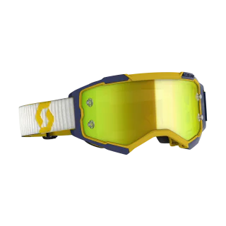 Scott Crossbril Fury - Geel / Blauw - Spiegel Geel Lens