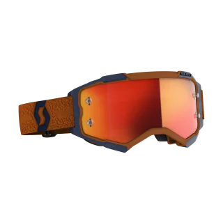 Scott Crossbril Fury - Grijs / Oranje - Spiegel Oranje Lens