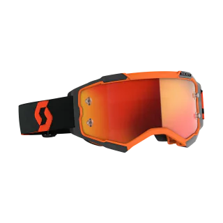 Scott Crossbril Fury - Oranje / Zwart - Spiegel Oranje Lens