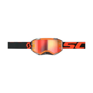 Scott Crossbril Fury - Oranje / Zwart - Spiegel Oranje Lens