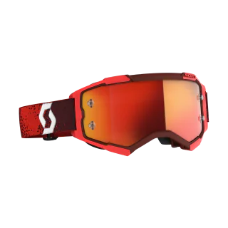 Scott Crossbril Fury - Rood - Spiegel Oranje Lens