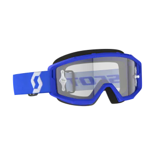 Scott Crossbril Primal - Blauw / Wit - Clear Lens