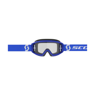 Scott Crossbril Primal - Blauw / Wit - Clear Lens