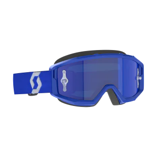 Scott Crossbril Primal - Blauw / Wit - Spiegel Electric Blauw Lens