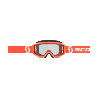 Scott Crossbril Primal - Oranje / Wit - Clear Lens