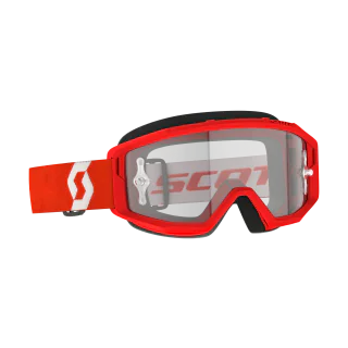 Scott Crossbril Primal - Rood / Wit - Clear Lens